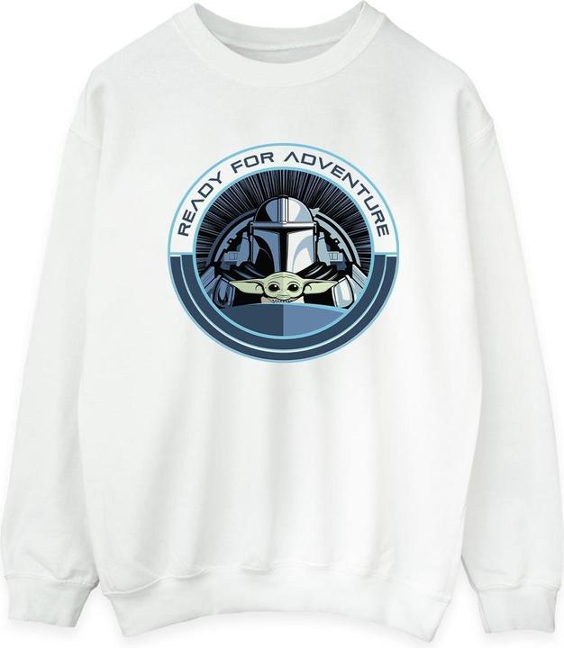 Star Wars The Mandalorian Grogu Ready For Adventure Sweatshirt (XL)
