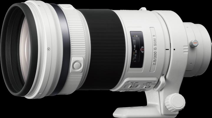 Sony 300mm f/2.8 G SSM II, Full Frame A-Mount (Sony A, Vollformat)