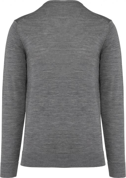 Actual product image Kariban Merino v-neck sweater (S)