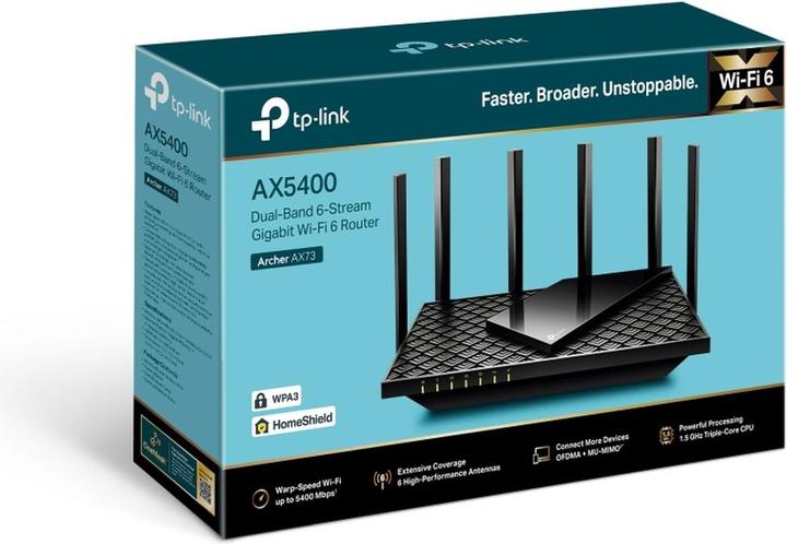 Produktbild TP-Link Archer AX73 Wi-Fi 6 Dual-Band Router AX5400