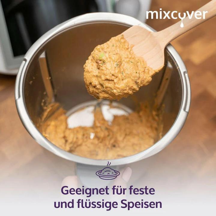 Image du produit Mixcover Spatule en bois durable pour Thermomix TM6,TM5,TM31 Spatule rotative Racloir à pâte