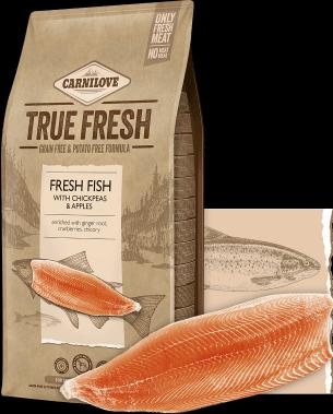 Produktbild Carnilove Dog Adult Trockenfutter True Fresh Fisch (Adult, 1 Stk., 11400 g)