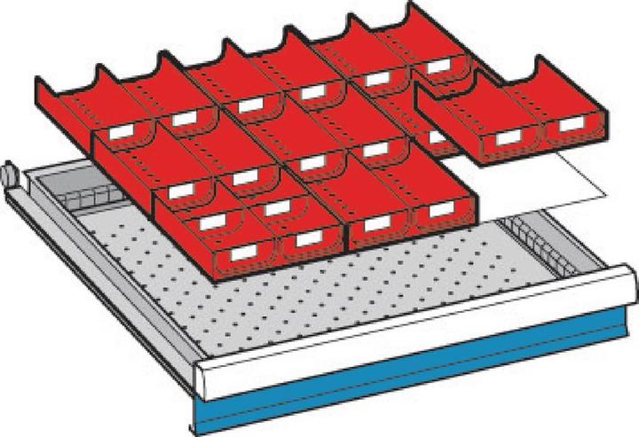 Produktbild Lista Einteilungs-Set für Schubladenmasse 459 x 459 mm