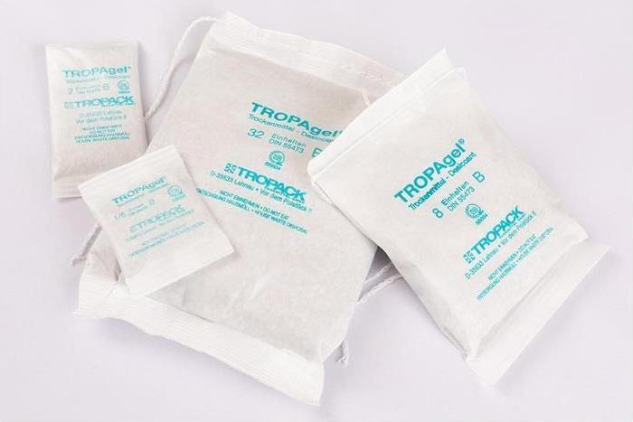 Image du produit Transpak Sachet déshydratant conforme à la norme DIN 55473 Dimensions 150x200mm blanc (60 pièce(s))