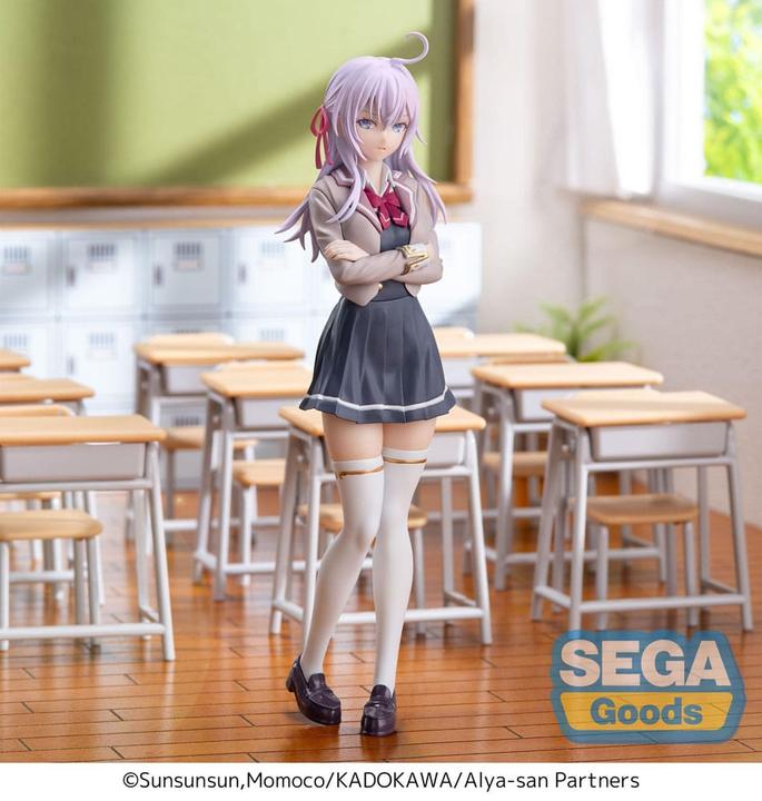 Immagine prodotto Sega Alya a volte nasconde i suoi sentimenti in russo Luminasta Statua in PVC Alya Uniform Ver. 18 cm
