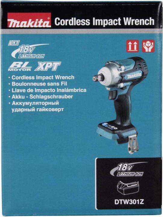 Actual product image Makita Battery impact wrench (Rechargeable battery operated)