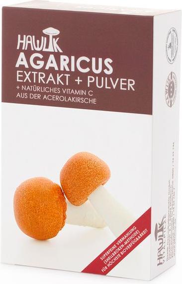 Produktbild Hawlik Agaricus Extrakt+ (120 Stück, Kapseln, 110 g)