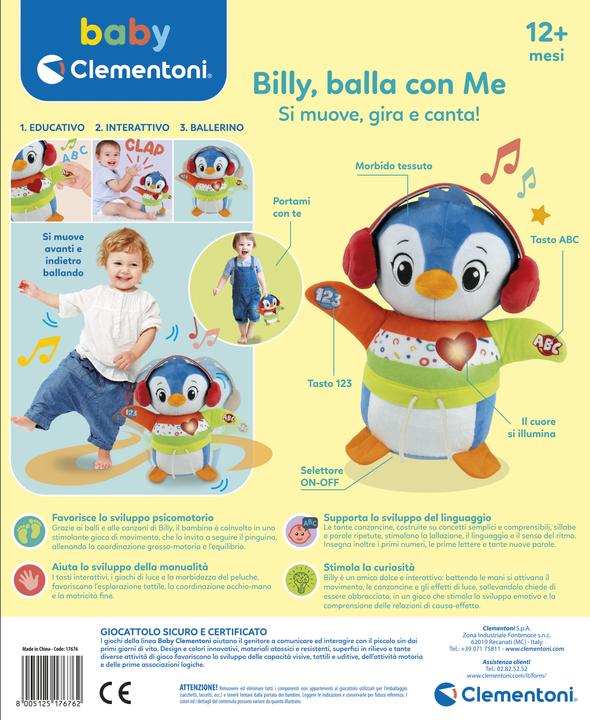 Produktbild Clementoni Billy, balla con Me IT