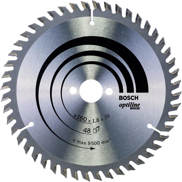 Bosch Professional Zubehör PRO Wood Kreissägeblatt, 160 x 1.8 x 20 mm