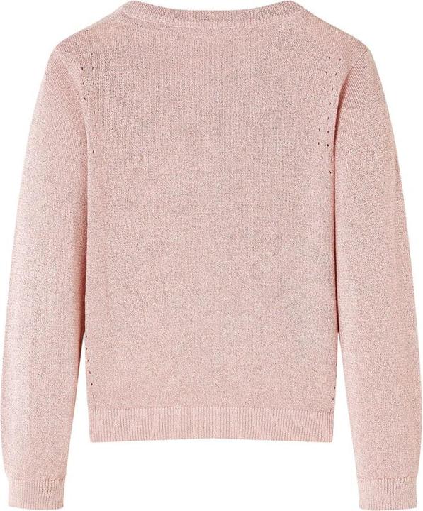 Produktbild VidaXL Kinder-Strickjacke Zartrosa 104,Material: 97 % Baumwolle. 3 (104)