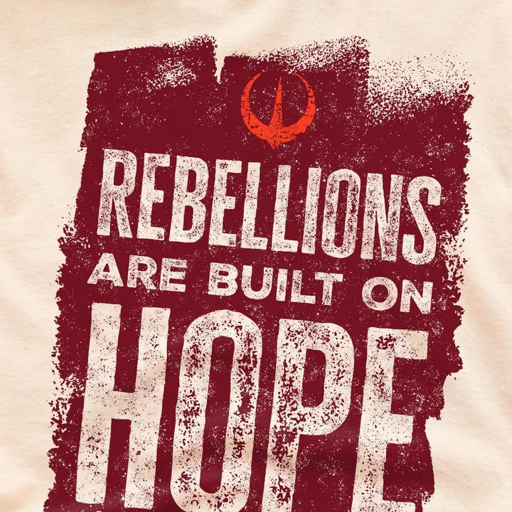 Actual product image Star Wars Mens Rebellions Are Built On Hope T-Shirt (XL)