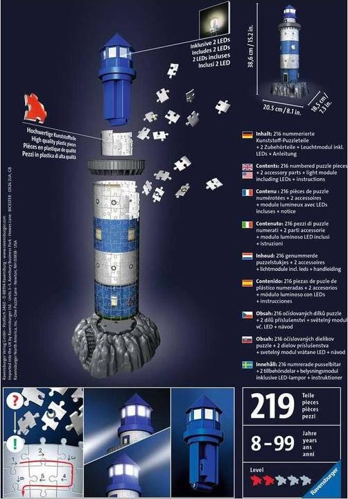 Image du produit Ravensburger Phare de nuit (216 pièces)