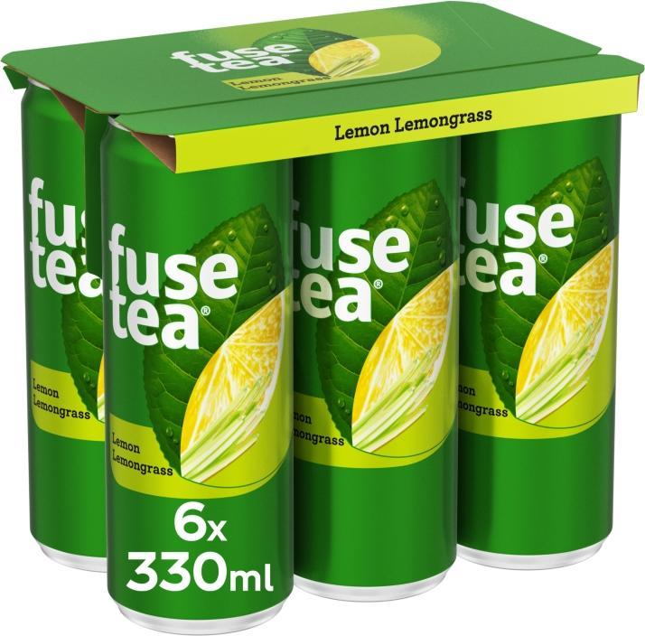 Immagine prodotto Fusetea Limone Citronella 6 x 0,33L (24 x 33 cl)