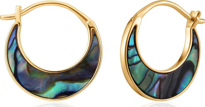 Actual product image Ania Haie Turning Tides Creoles E027-07G (925 silver)
