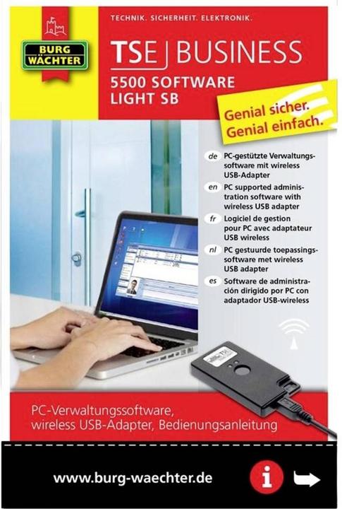 Actual product image Burg Wächter Software TSE 5500 Software Light SB User 15 pcs.door locks 8 pcs.