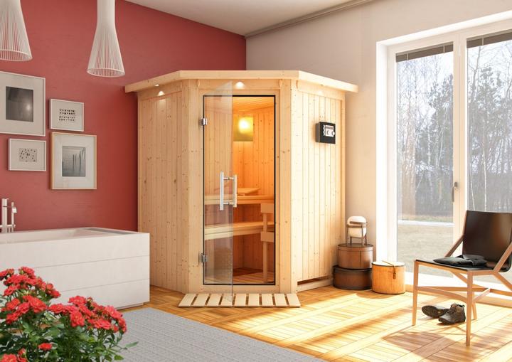 Image du produit Karibu Nanja avec couronne de toit (Plug & Play 3,6 KW - Contrôle externe bio)