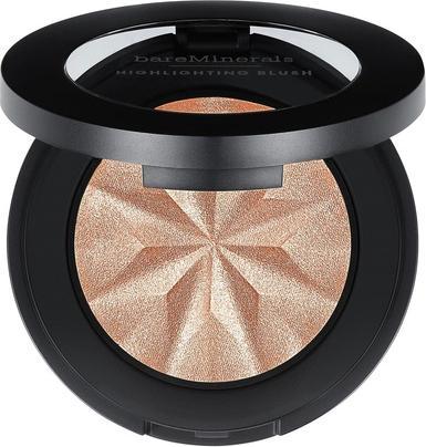 Actual product image Bare Minerals Gen Nude Highlighting Blush 2-in-1 Blush Highlighter Hybrid Silky Blendable Makeup All-Day Wear Talc (Peach Glow)
