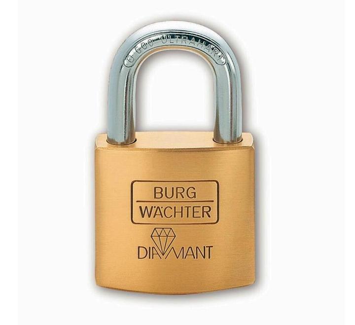 Immagine prodotto Burg Wächter Lucchetto a cilindro D 600 Diamond spessore del grillo 11,0mm larghezza del grillo 30,0mm, altezza