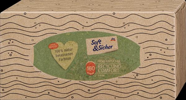 Image du produit dm Soft&Sicher Boîte de mouchoirs recyclés
