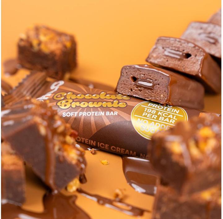 Produktbild Lohilo Riegel High Protein soft core Brownie, 12 x (Brownie, 12 Stk., 55 g)