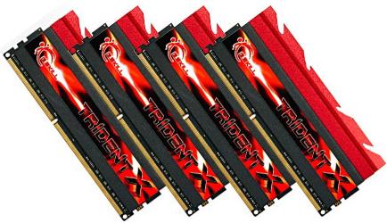 Actual product image G.Skill TridentX (4 x 8GB, 2400 MHz, DDR3-RAM, DIMM)