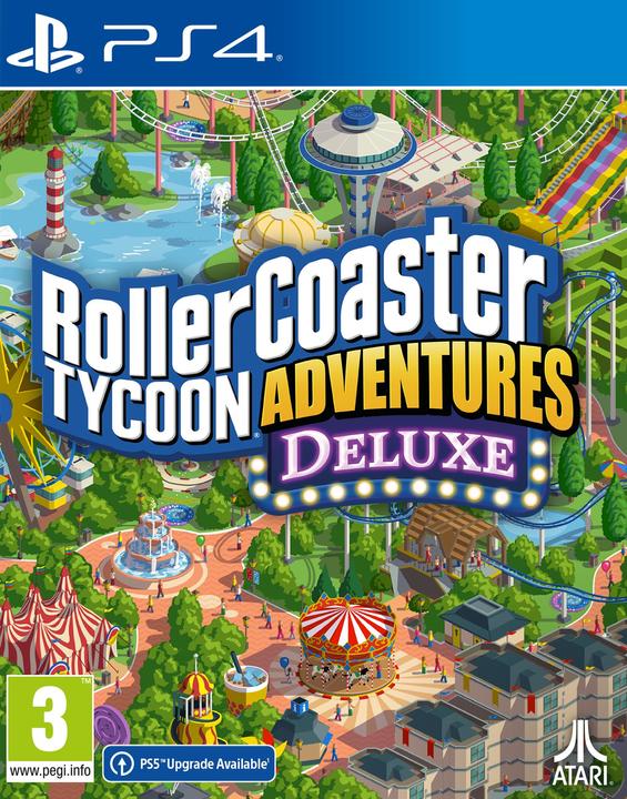 Actual product image Atari RollerCoaster Tycoon Adventures Deluxe (PS4, DE)