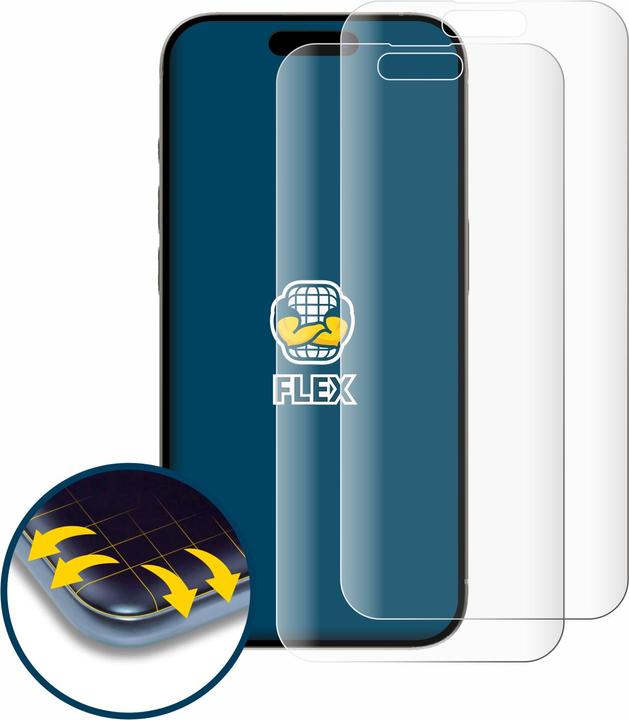 Actual product image BROTECT Full-Cover Protector (2 Piece, Apple iPhone 15 Plus)