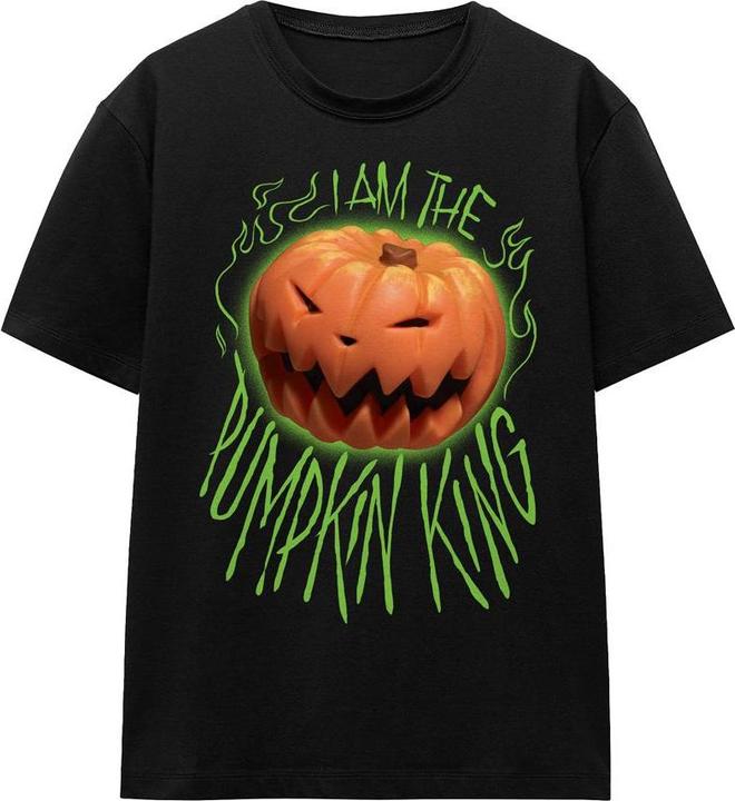 Actual product image The Nightmare Before Christmas Unisex Adult I Am The Pumpkin King T-Shirt (XL)