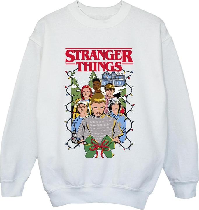Immagine prodotto Netflix Stranger Things Christmas Poster Felpa Ragazzi (152, 158)