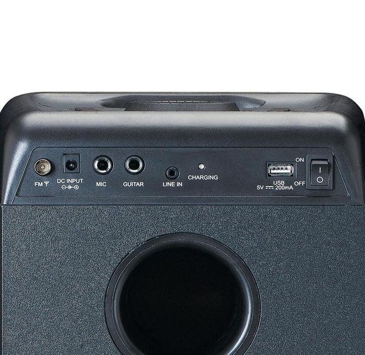 Actual product image Lenco PA-200BK PA System (8 h, Electrical connection, Battery operated)
