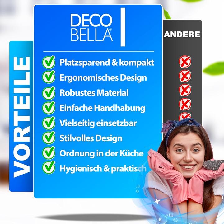 Produktbild Triton Hängende Aufbewahrungstasche, Organizer, Plastik, Weiss