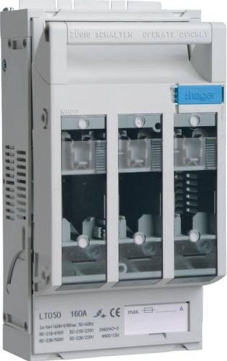 Actual product image Hager NH fuse switch disconnector LT050 160A