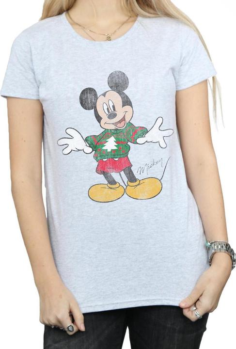 Produktbild Disney Mickey Mouse Christmas Jumper TShirt (XXL)