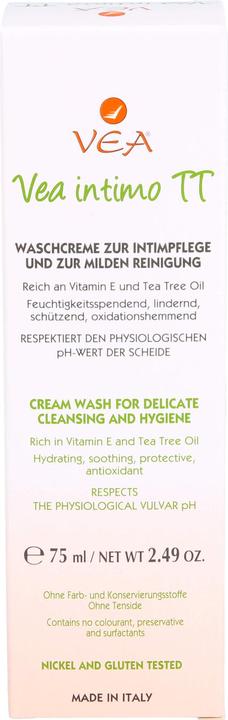 Actual product image VEA Intimo TT crème nettoyant crème (75 ml, Intimate washing lotion)