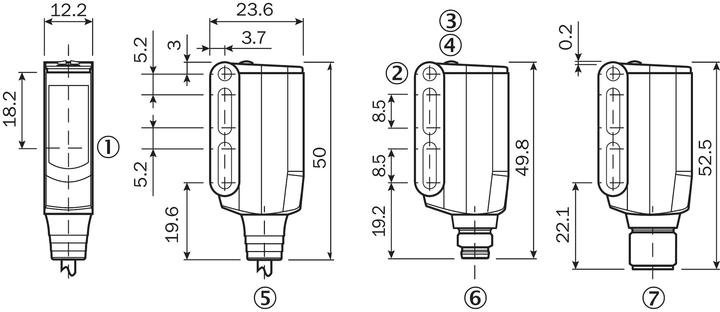 Actual product image Sick Through-beam sensor (60 m)