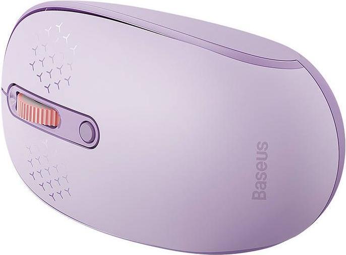 Produktbild Baseus Drahtlose Maus F01B Tri-Mode 2,4 G BT 5,0 1600 DPI (lila) (Kabellos)