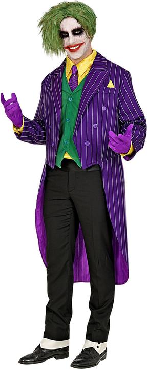Actual product image Widmann Evil Joker clown tailcoat with sewn-in waistcoat and shirt (L)