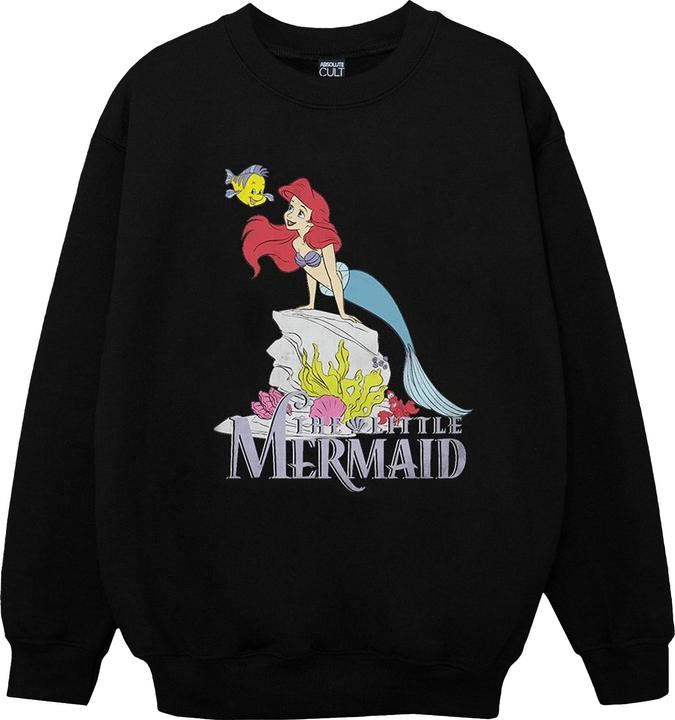 Actual product image Disney Girls The Little Mermaid Sea Friend Sweatshirt (140, 146)