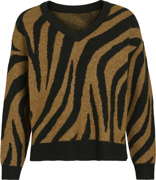 Vila V-Ausschnitt Strickpullover (L)