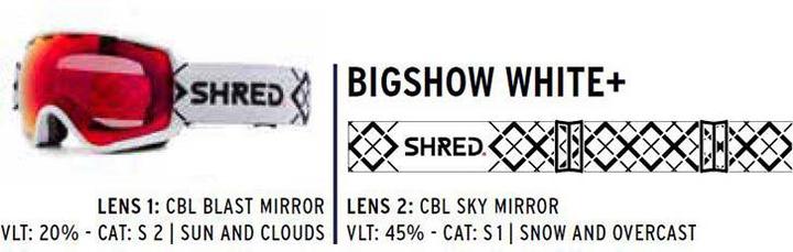 Immagine prodotto Shred Rarify Occhiali Bigshow Bianco