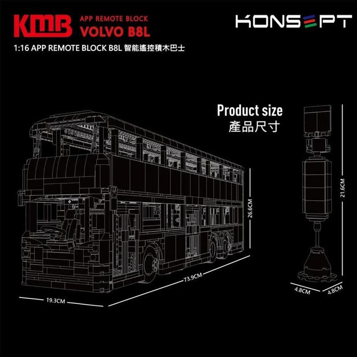 Produktbild Mould King Doppelstock Bus- Limited Edion