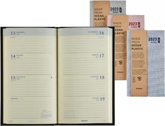 Image du produit Brepols Agenda Interplan Toile O. 23 620659960 ass., 1W/2S, 9x16cm (90 x 160 mm, Allemand, Néerlandais)