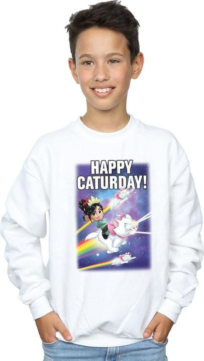 Immagine prodotto Disney Wreck It Ralph Happy Caturday Felpa Ragazzi (140, 146)