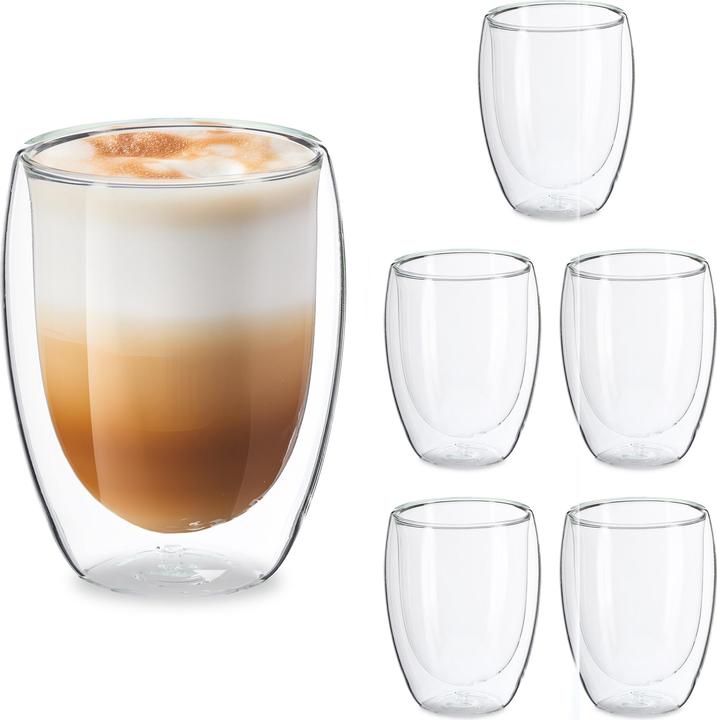 Produktbild Relaxdays Latte Macchiato Gläser (350 ml, 1 x)
