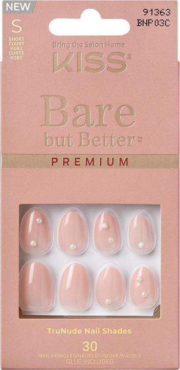 Produktbild KISS Nails - Ks Bare-but-better Premium Nails - Slay (Kunstnägel, Nude)
