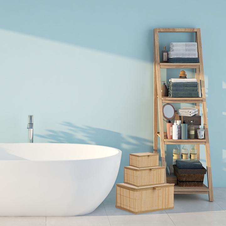 Immagine prodotto Relaxdays Cesto portaoggetti (3 x, 33 x 25,5 x 15 cm)