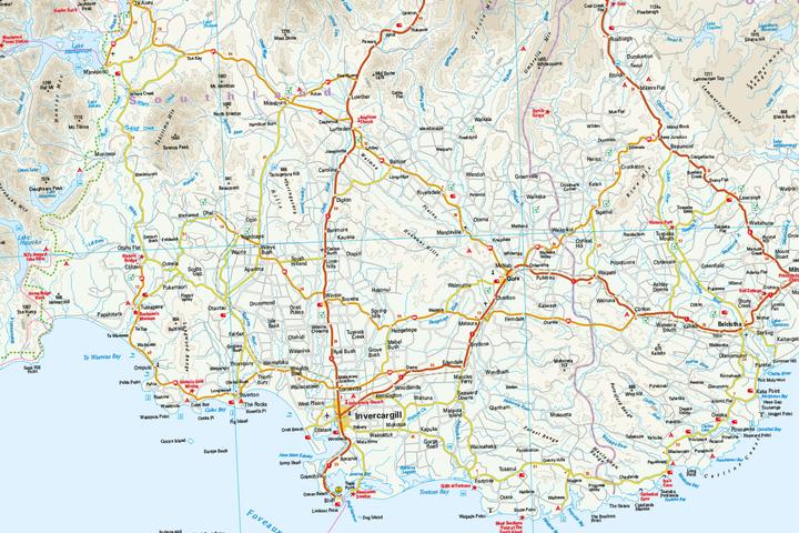 Produktbild World Mapping Project Neuseeland, Südin