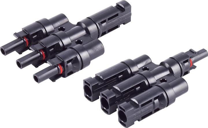Produktbild S-Impuls T-Stecker-Adapter Set, 3/1, MC4-komp., IP68, 1.5kV, 2er-Set