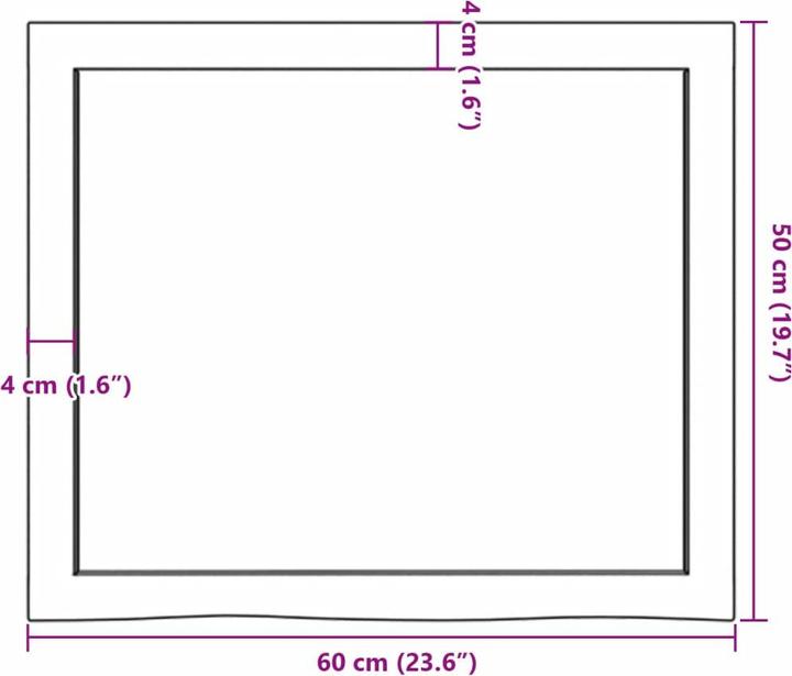 Actual product image VidaXL Emerald (60 x 4 x 50 cm)