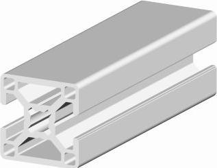 Immagine prodotto Rs Pro Profilo a puntone in alluminio 30 x 30 mm, scanalatura a 2 pieghe 8 mm, lunghezza 2 m